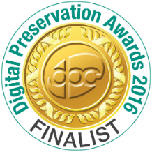 Digital Preservation Awards finalist logo